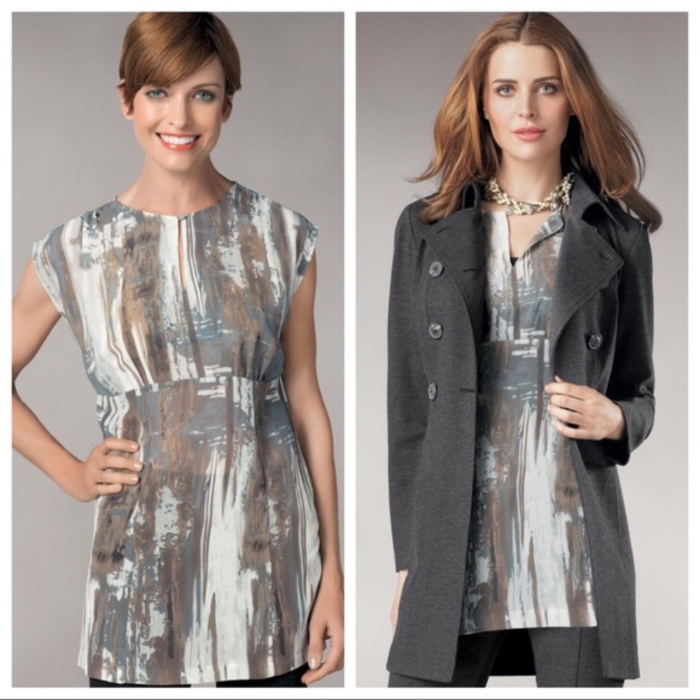 CAbi Gray Tunic Style 651